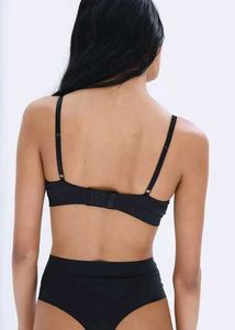 Comfortable Bra Set - Black &amp; Grey