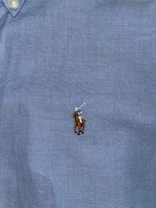 Solid Blue Ralph Lauren Shirt