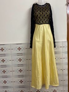 LONG FROCK WITH NET JACKET