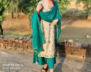 Plazo Kurta Green Colour