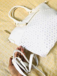 Chic White Handbag