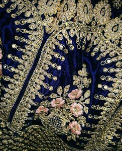 Velvet Bridal Lehenga