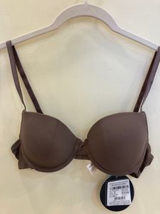 Brown Padded Underwire Bra