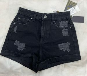 Nykaa Fashion Love Gen Ripped Black Denim Shorts