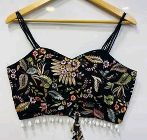 Floral Embroidered Blouse