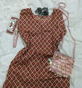 Sleeveless Short Kurti