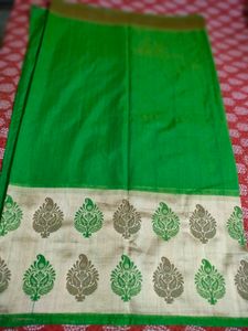 Green Tissue Saree