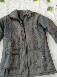 Stylish Gray Casual Jacket