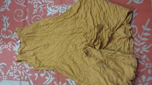 Mustard Sleeveless Top & Pants Set