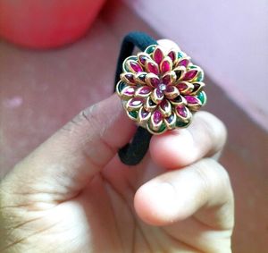 Hair Band 3d Kundan Work