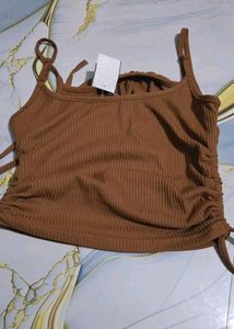 Brown Shein Top