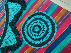 Handmade Woolen Door Toran And Thalipose Combo Set