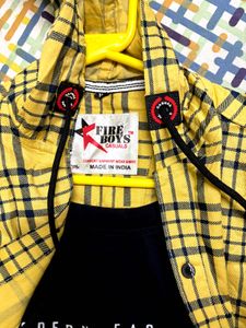 Yellow Checked Shirt