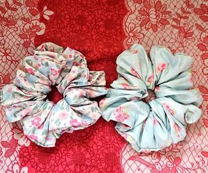 Floral Scrunchie Set Of 2