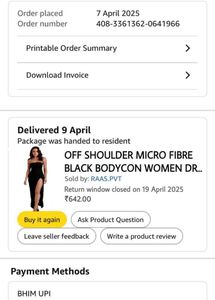 Black bodycon dress