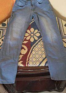 Grey Denim Jeans