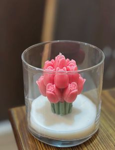 Tulip jar Candle