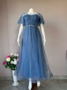 Blue Star Sequined Gown
