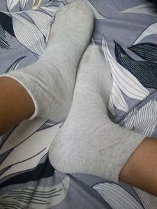Grey Ankle Socks