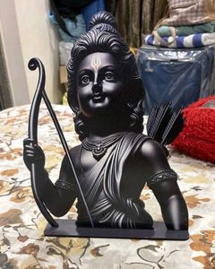 Ram Lalla Ayodhya Mandir 2d Cutout Showpiece
