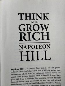 Think And Grow Rich Book