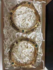 Gold-toned Bangle/kada Set