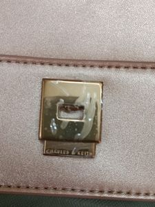 CHARLES &amp; KEITH Rose Gold Sling Bag