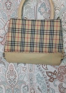 Tote Bag with Classic Burberry Plaid