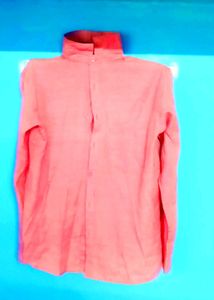 Coral Casual Shirt. Girls Super Shart