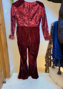 Sequin Velvet Jumpsuit