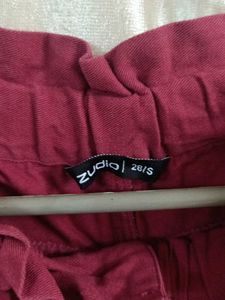 Reddish Pink Colored Pant