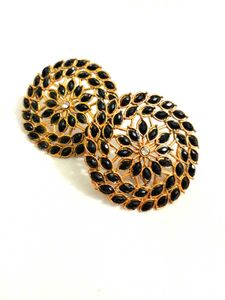 Meenakari Floral Statement Earrings