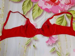 (1300)Red Bra