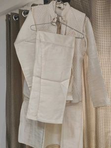 Elegant Cream Ethnic Set