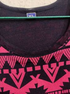 Patterned Pink Dress