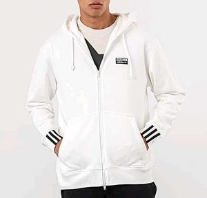 Adidas Ryv Full Zip Hoodie White