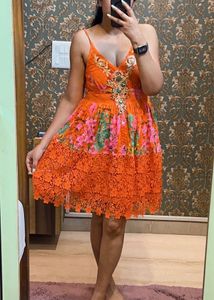 Beatnik Philosophy Lace Short Dress