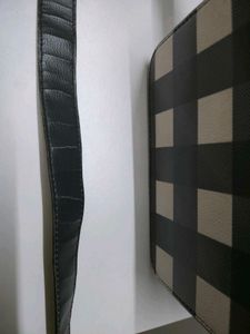 Checked Crossbody Bag (No defects just the Belt)