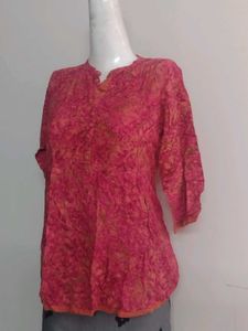 Stylish Pink Tunic Top