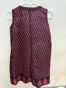 Floral Print Sleeveless Dress