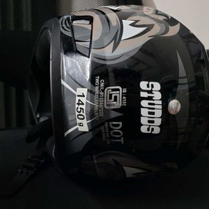 STUDDS DRIFTER D1 DECOR MATTBLACK &amp; GREY Helmet
