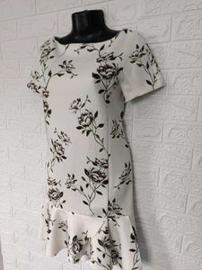 Zara Drop Waist Floral Dress