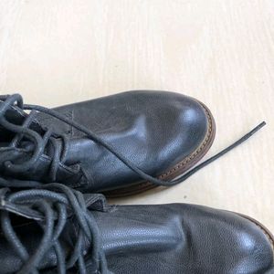 Black Combat Boot
