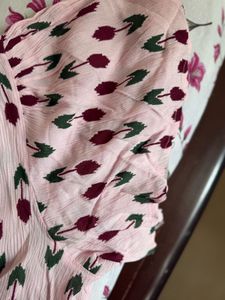 Cute Pink Printed Top