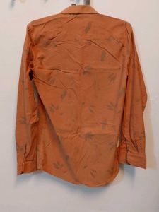 Orange Patterned Shirt
