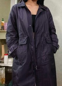 Purple Trench Coat - Women&#39;s