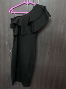 Black One-Shoulder Dress