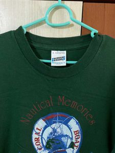 Green Graphic T-Shirt(unisex) with freebies