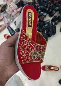 Red Embellished Heels