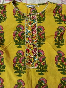 Selling Mustard Kurta